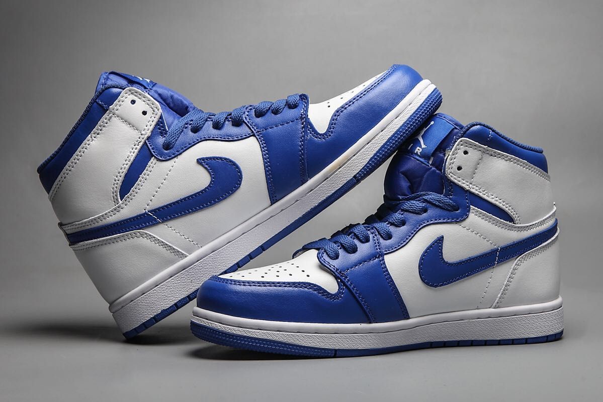 New Air Jordan 1 Retro White Blue